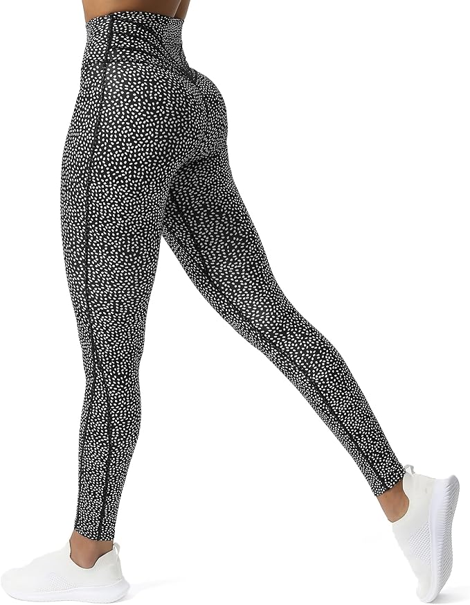 Aoxjox High Waisted Workout Leggings for Women Trinity Yoga Pants 26.5"