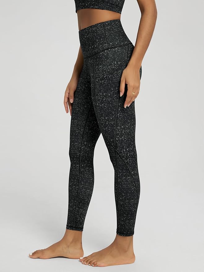 ODODOS Women's High Waisted Yoga Leggings with Pockets, Tummy Control Non See Through Workout Athletic Running Yoga Pants