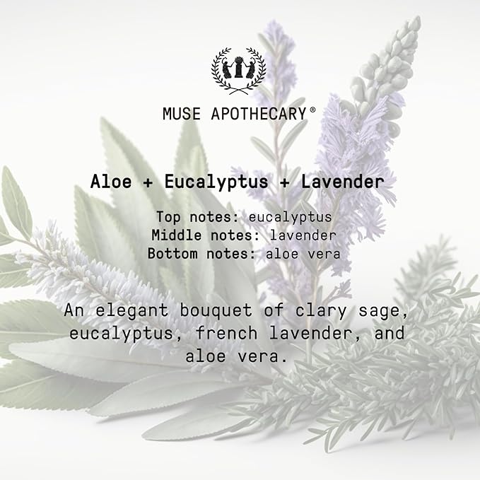 Muse Apothecary Flush Ritual - Aromatic & Refreshing Toilet Spray, Use Before You Go, 2 oz, Infused with Natural Essential Oils - Aloe + Eucalyptus + Lavender, 2 Pack