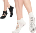 CoolMate Pilates Socks with Grips for Women, Yoga Socks, Crew Non Slip Women for Barre, Pilates Gifts for Women