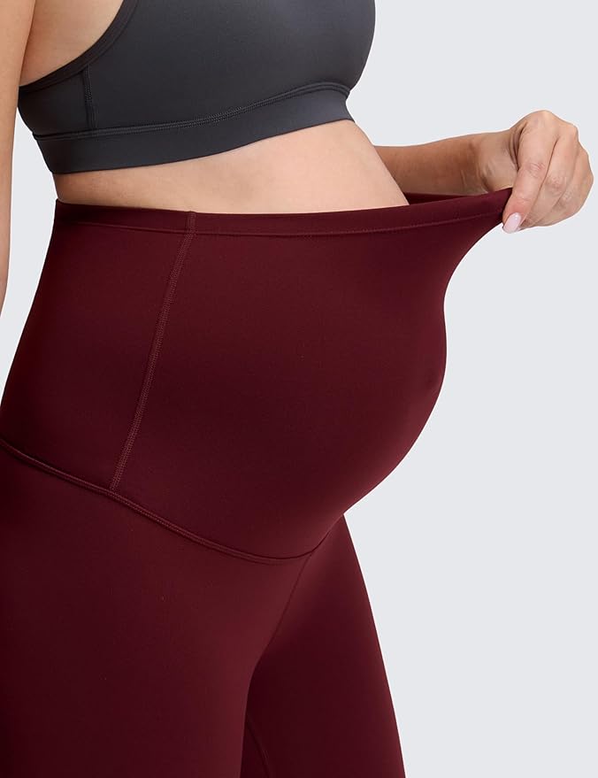CRZ YOGA Butterluxe Maternity Leggings 25" - Over The Belly Buttery Soft Workout Activewear Yoga Womens Pregnancy Pants
