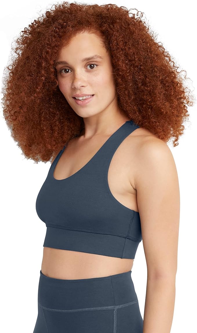Hanes Womens Hanes Originals Women's Longline Sports Bra