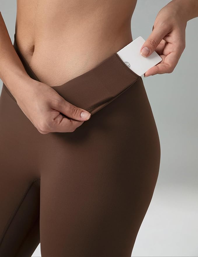 Colorfulkoala Dreamlux No Front Seam Leggings for Women 25"/28" Inseam, High Waisted Buttery Soft Yoga Pants