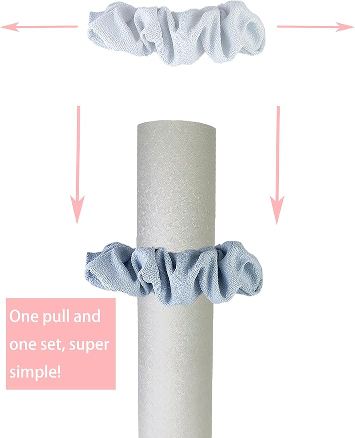 Yoga Mat Scrunchie - Yoga Mat Strap Band - Fits All Standard Yoga Mats (Not Suitable for Overly Thick Mats)