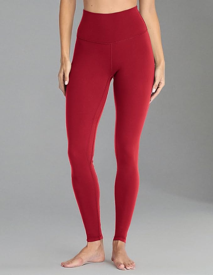 Colorfulkoala Women's High Waisted Tummy Control Workout Leggings Full Length Ultra Soft Yoga Pants 28"