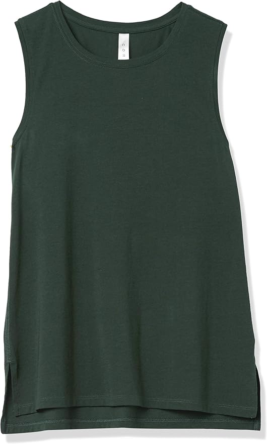 Amazon Essentials Women's Soft Cotton Relaxed-Fit Workout Tank Top (Available in Plus Size)