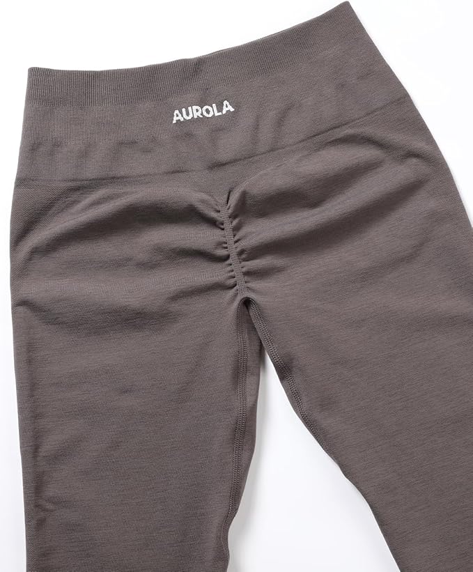AUROLA Workout Leggings for Women Seamless Scrunch Tights Tummy Control Gym Fitness Girl Sport Active Yoga Pants