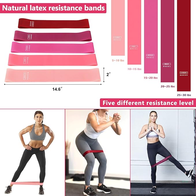Yoga Wheel Set 11-in-1,Back Roller & 2 Blocks with Strap,Resistance Bands,Jump Rope,Carrying Bag,Perfect Yoga Back Wheel Accessory Starter Kit for Beginner, Stretching, Improving Backbends