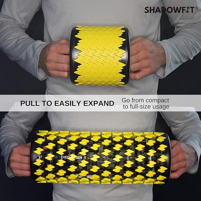 Shadowfit Foam Roller - Muscle Roller & Massage Roller for Trigger Point, Stretching Equipment for Legs, Hamstrings, Upper & Lower Back Pain