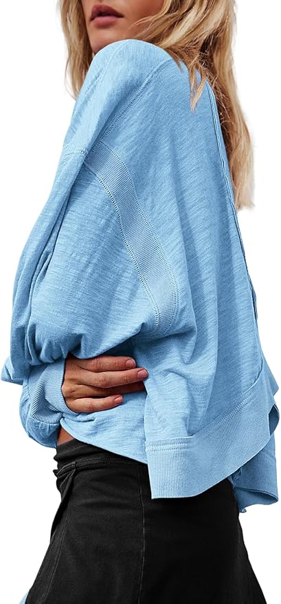 Panadila Womens Open Back Workout Top Long Sleeve Athletic Shirts Casual Crop Running Tee Y2k Yoga
