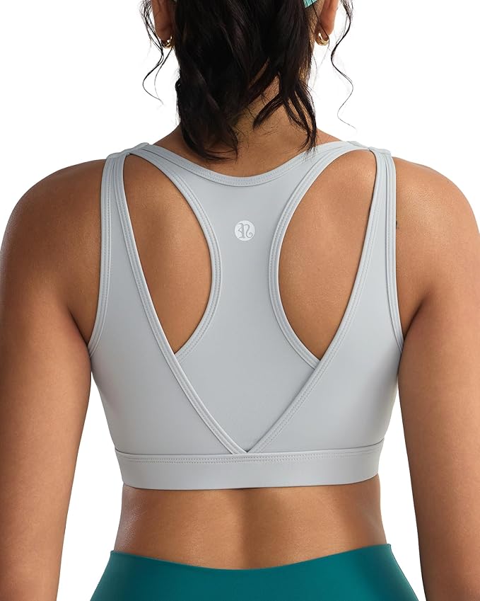 RUNNING GIRL Sports Bras for Women High Support,Molded Cup High Impact Sports Bra Racerback Workout Yoga Running Bra
