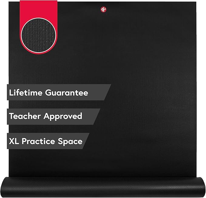 Manduka PRO Yoga Mat – Premium 6mm Thick Mat, High Performance Grip, Ultra Dense Cushioning for Support and Stability in Yoga, Pilates, Gym and Any General Fitness