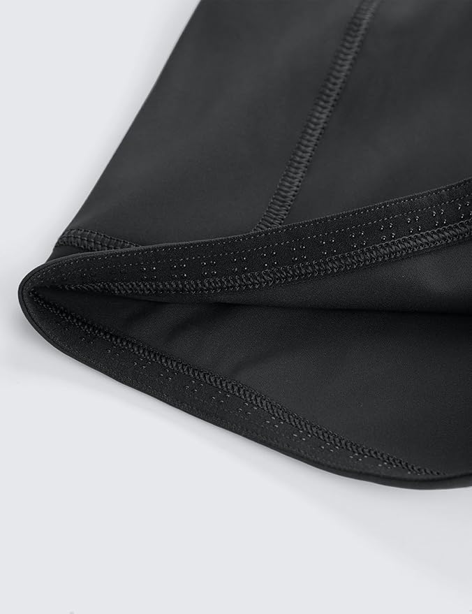 CRZ YOGA 2 in 1 Double Layer Running Shorts for Women 3" - High Waisted for Athletic Tennis Workout with Zip Pockets