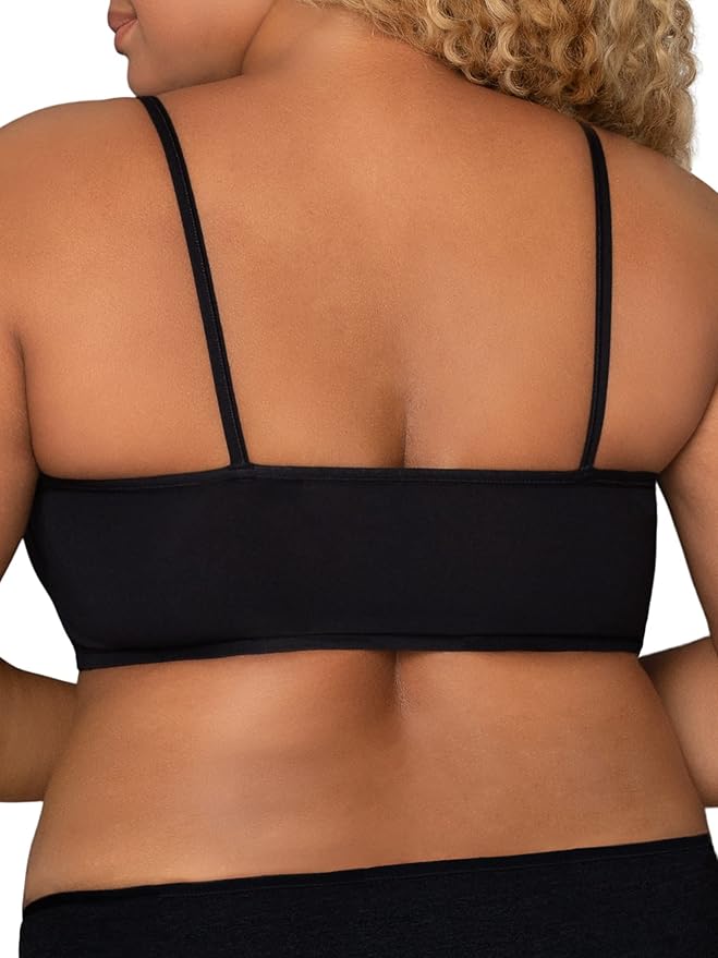 Fruit of the Loom Women's Spaghetti Strap Cotton Sports Bra - All-Day Comfort & Easy Movement