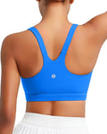 RUNNING GIRL Sports Bra for Women, Molded Cup High Impact Sports Bras for Women with Sewn in Pads