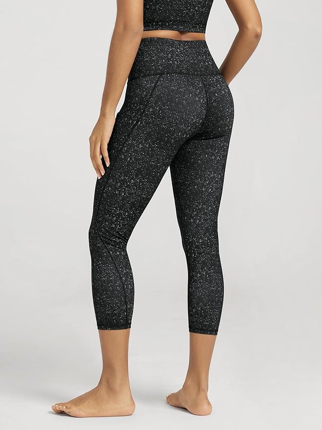ODODOS Women's High Waisted Yoga Leggings with Pockets, Tummy Control Non See Through Workout Athletic Running Yoga Pants