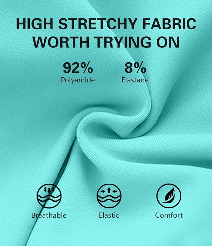 Comper Women's Sports Bra with Thin Straps Stretchy Wirefree Workout Bras Lightweight Workouts Bralette with Removable Pads