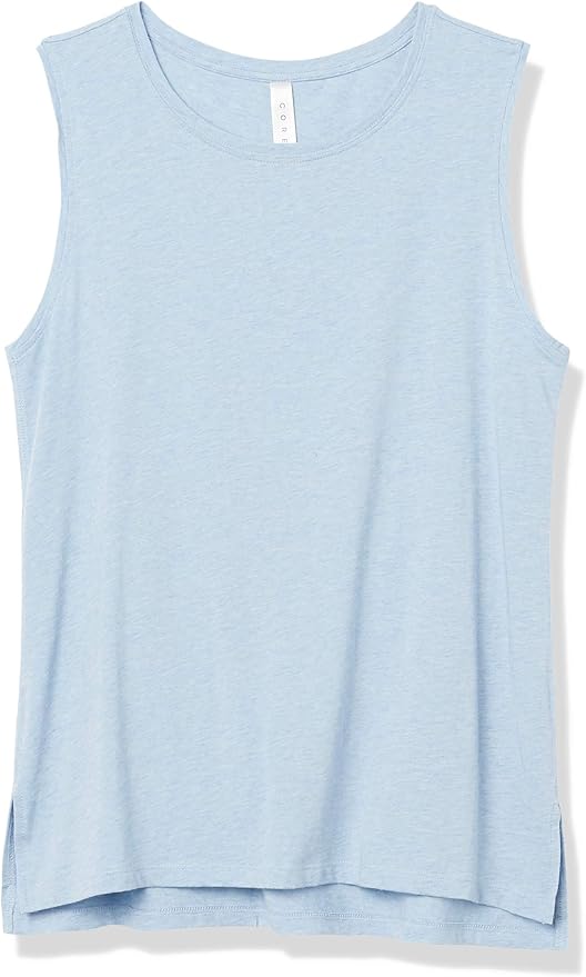 Amazon Essentials Women's Soft Cotton Relaxed-Fit Workout Tank Top (Available in Plus Size)