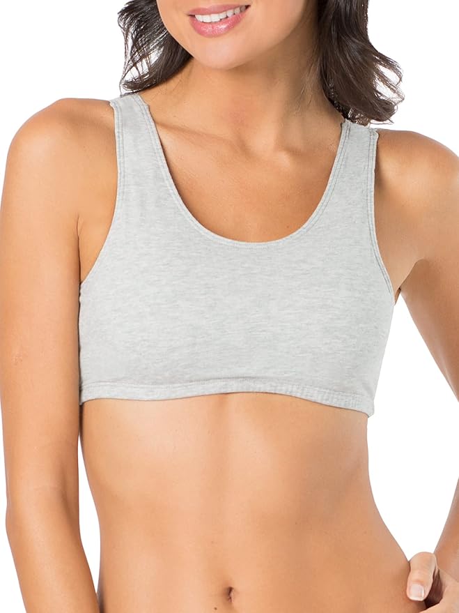 Fruit of the Loom Women's Cotton Tank Bra for Women - Ultimate Comfort & Breathable Fit