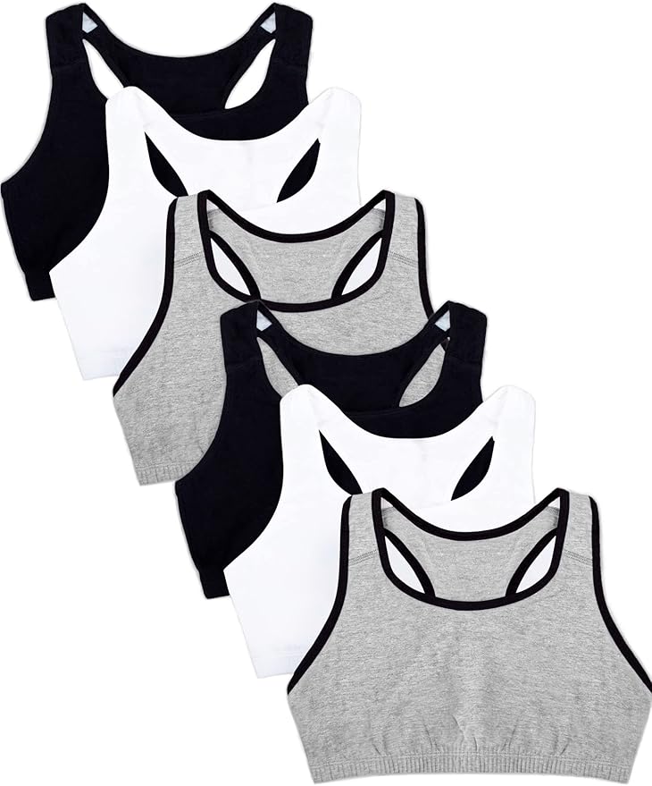 Fruit of the Loom Women's Built Up Tank Style Sports Bra Value Pack