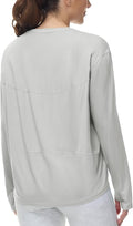 THE GYM PEOPLE Women's Long Sleeve Workout Shirts Back Loose Fit Running Tee Tops with Thumb Hole