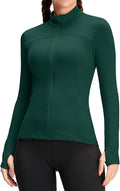 QUEENIEKE Womens Running Jackets Athletic Workout Scrub Jacket Track Full Zip Up Gym for Women Yoga Top