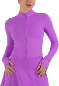 YITTY Active Women's Ultraluxe Full Zip Jacket, Athleisure, 4-Way-Stretch, Thumbholes