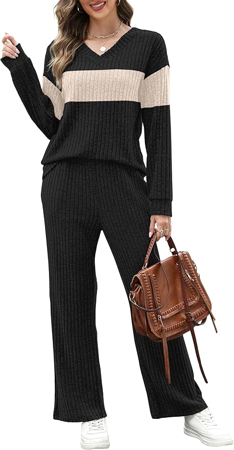 RUMIA Lounge Sets for Women 2026 Vacation Matching Track Suits Sweater Fall Outfits (S-2XL)