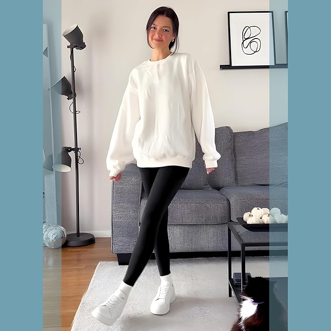 SINOPHANT High Waisted Leggings with Pockets Women, Full Length Capri Buttery Soft Stretchy Yoga Pants