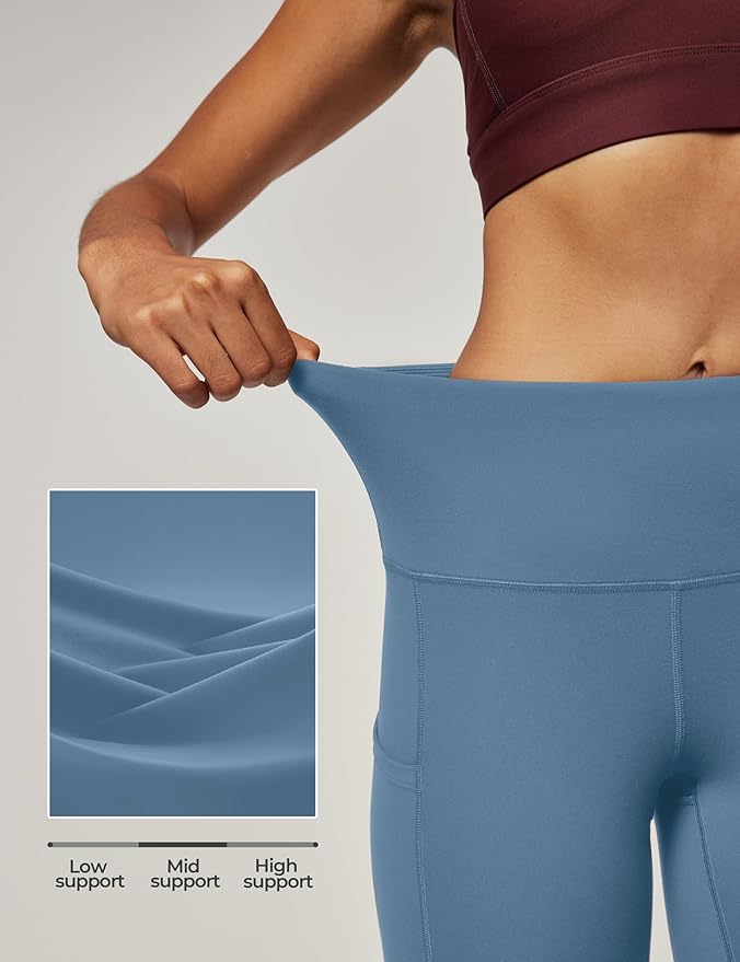 IUGA High Waist Yoga Pants with Pockets, Leggings for Women Tummy Control, Workout Leggings for Women 4 Way Stretch