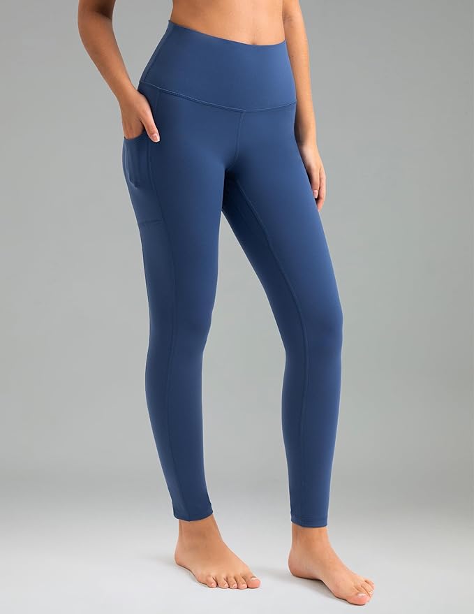 Colorfulkoala Women's High Waisted Yoga Pants 7/8 Length Leggings with Pockets