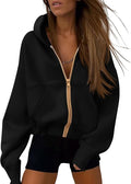 PRETTYGARDEN Hoodies for Women Sweatshirt Zip Up Hoodie Fall Fashion 2026 Trendy Long Sleeve Jackets Winter Clothing Outfits