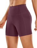 CRZ YOGA Women's Hugged Feeling Compression Leggings - Thick High Waisted Workout Leggings 25"