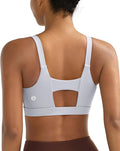 RUNNING GIRL Sports Bra for Women High Support, Molded Cup High Impact Sports Bras with Sewn in Pads
