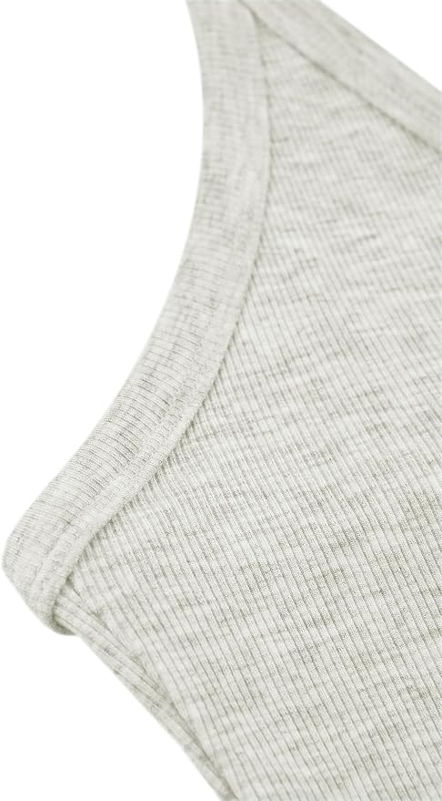 iGENJUN Workout Tops for Women Racerback Basic Tank Summer 2026 Camisole V Neck Slim Fit Ribbed Sleeveless