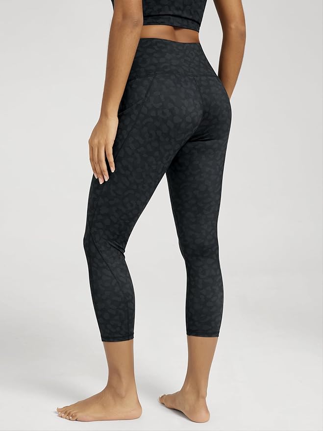 ODODOS Women's High Waisted Yoga Leggings with Pockets, Tummy Control Non See Through Workout Athletic Running Yoga Pants