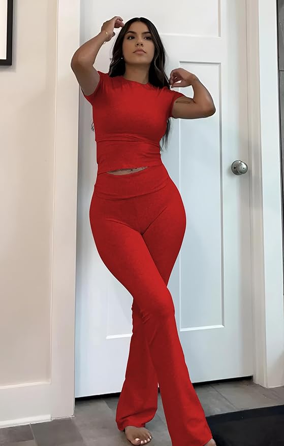 Nimsruc Two Piece Lounge Sets For Women Summer Outfits