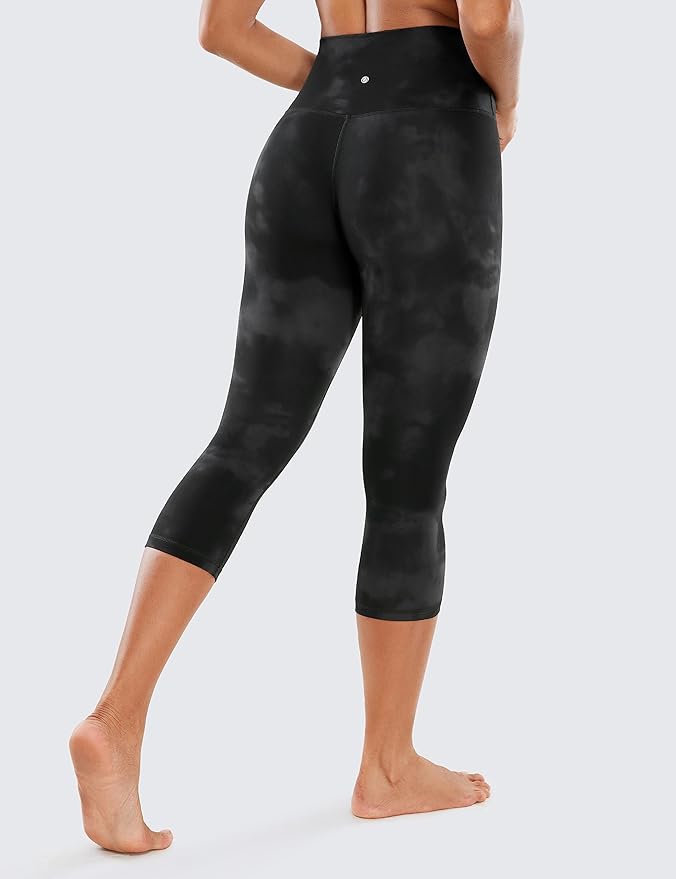 CRZ YOGA Butterluxe Yoga Capris Leggings 19'' - High Waisted Workout Buttery Soft Athletic Lounge Womens Crop Pants