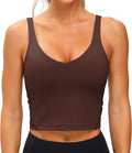 THE GYM PEOPLE Womens' Sports Bra Longline Wirefree Padded with Medium Support