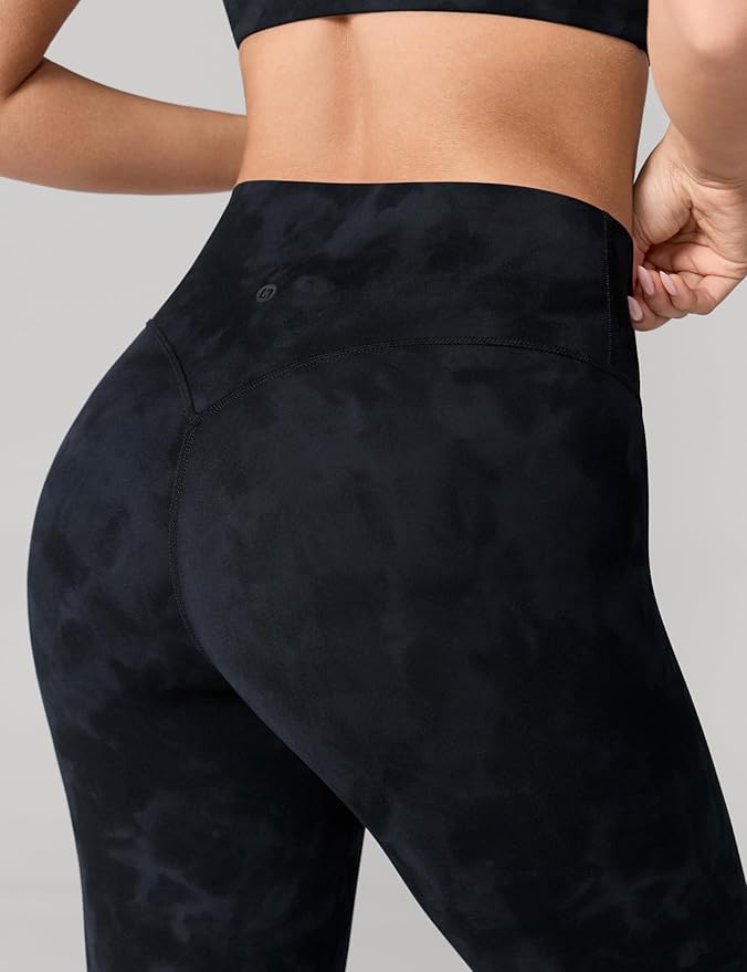 UNISSU Hugcurve No Front Seam High Waisted Workout Leggings for Women Buttery Soft Yoga Pants Gym Athletic Tights - 25''
