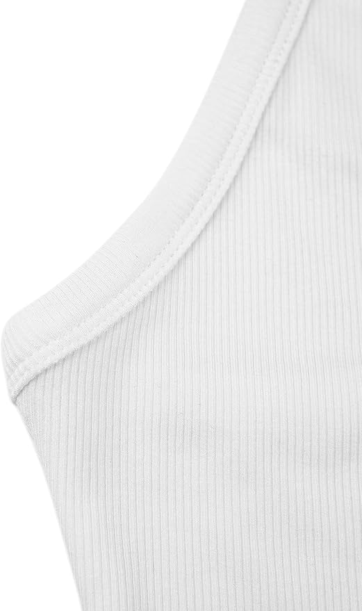 iGENJUN Workout Tops for Women Racerback Basic Tank Summer 2026 Camisole V Neck Slim Fit Ribbed Sleeveless