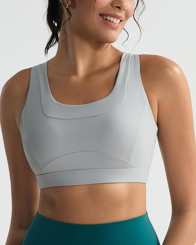 RUNNING GIRL Sports Bras for Women High Support,Molded Cup High Impact Sports Bra Racerback Workout Yoga Running Bra