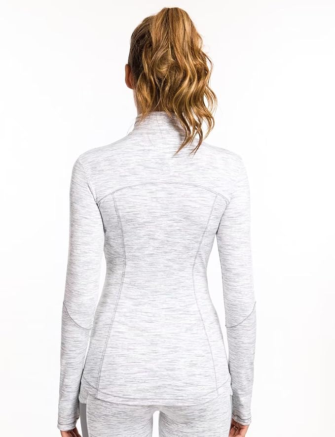 QUEENIEKE Womens Running Jackets Athletic Workout Scrub Jacket Track Full Zip Up Gym for Women Yoga Top