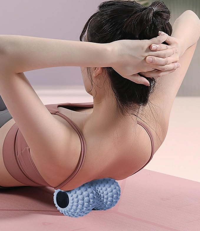 KITWILD Peanut Massage Ball, Double Lacrosse Massage Roller Ball for Deep Tissue Muscle Massage, Physical Therapy, Myofascial Release, Muscle Knots, and Yoga Therapy
