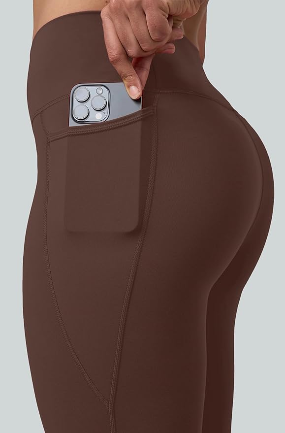 Olmlmt No Front Seam Workout Leggings for Women Tummy Control Butt Lifting Leggings Buttery Soft Gym Yoga Pants