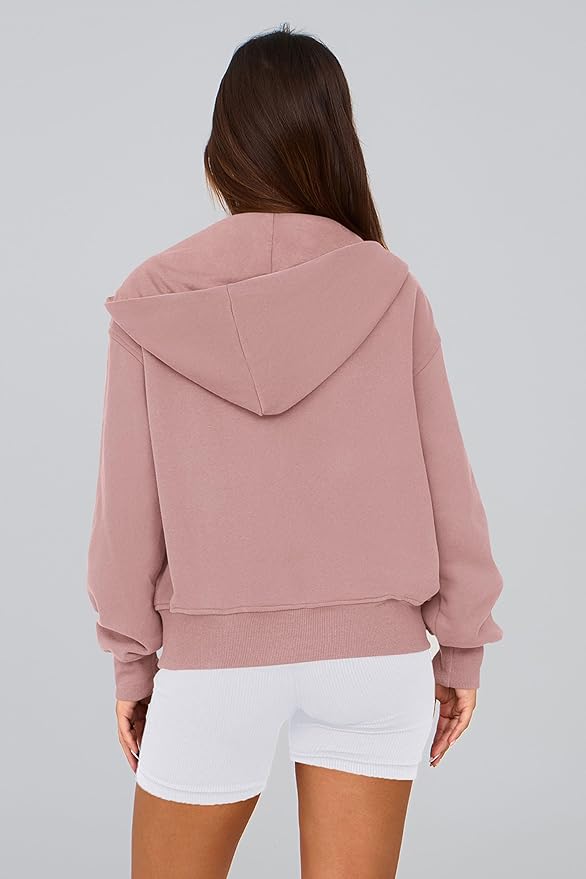PRETTYGARDEN Hoodies for Women Sweatshirt Zip Up Hoodie Fall Fashion 2026 Trendy Long Sleeve Jackets Winter Clothing Outfits