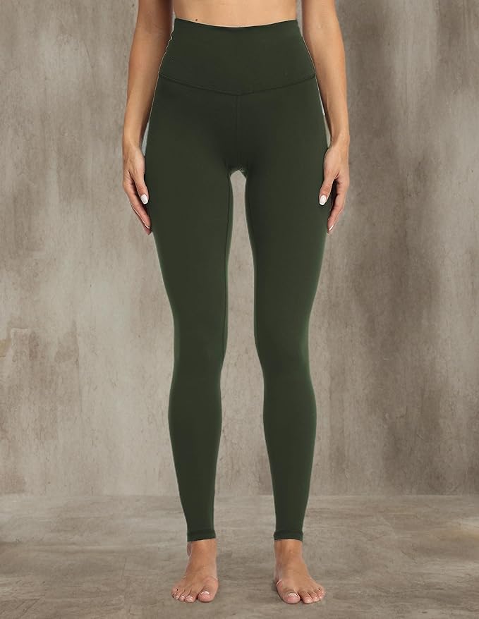Colorfulkoala Women's High Waisted Tummy Control Workout Leggings Full Length Ultra Soft Yoga Pants 28"