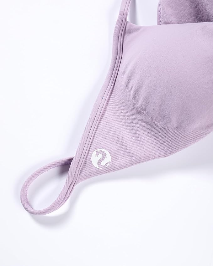 AUROLA Influence Strappy Bra Sports Bras for Women, Backless Padded Impact Strappy Bra Workout Gym Yoga with Removable Cups