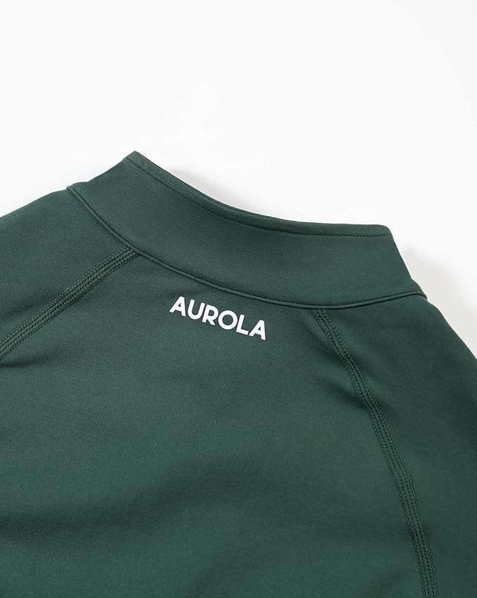 AUROLA Influence Athletic Workout Jacket for Women, Lightweight Slim Fit Full Zip Running Yoga Sports Jacket with Thumb Holes