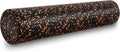 ProsourceFit High Density Foam Rollers 36 - inches long, Firm Full Body Athletic Massage Tool for Back Stretching, Yoga, Pilates, Post Workout Muscle Recuperation, Black/Orange